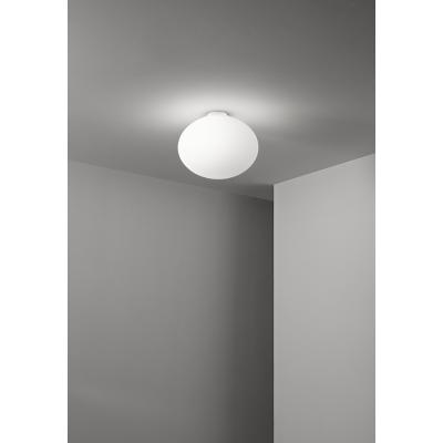 PLAFONIERA IN VETRO BIANCO